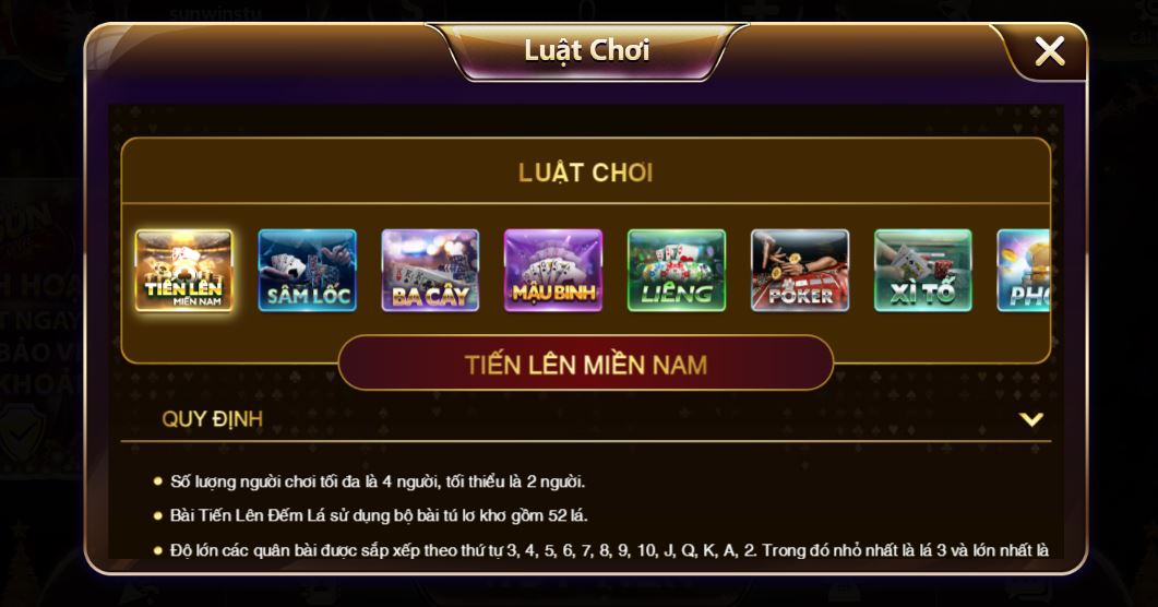 Tổng quan về tựa game trên dưới Sunwin